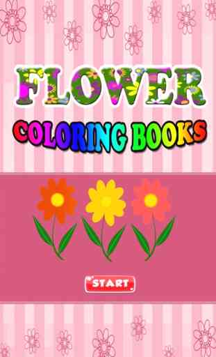 Flower Libri da colorare per i bambini 1