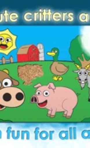 Giochi Farm Animal Puzzle Per i Bambini Libero 4