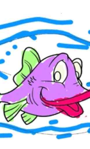 Pesci per bambini giochi bambini disegni acquario 3