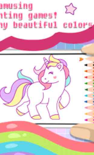 Magic Pegasus Coloring Book - Animali colorazione 3
