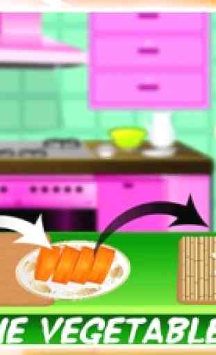 Piccolo capocuoco Sushi creatore bambini Cucinando 3