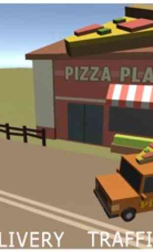Pizza Delivery Traffic Racer – Food Truck Driving 2