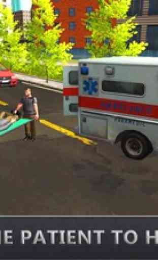 Vera ambulanza di soccorso guida - driver di auto 4