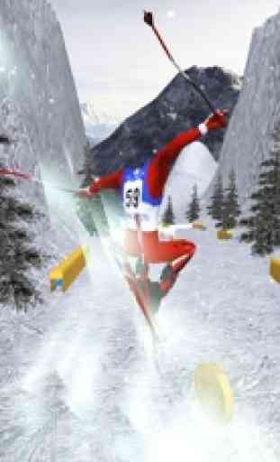 avventura di sci sulla neve 3D 3