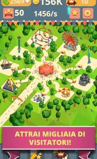Theme Park Clicker: Gioco Idle 4