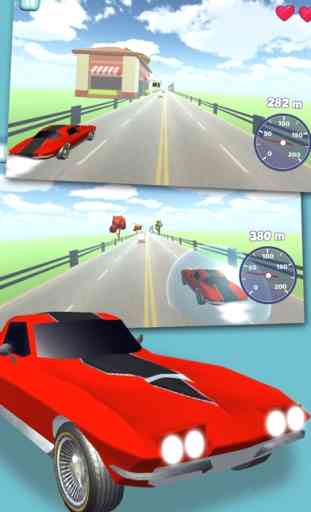Turbo Auto 3D - Dodge gioco di evitare ostacoli 1