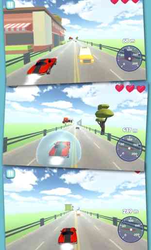 Turbo Auto 3D - Dodge gioco di evitare ostacoli 2