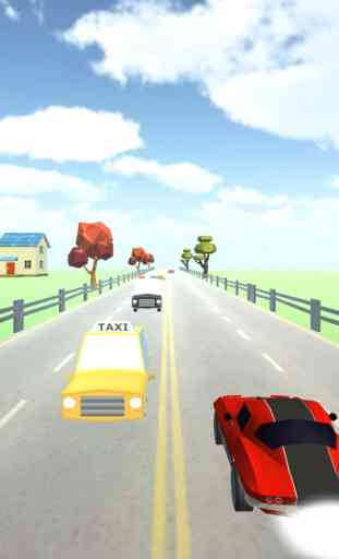 Turbo Auto 3D - Dodge gioco di evitare ostacoli 3