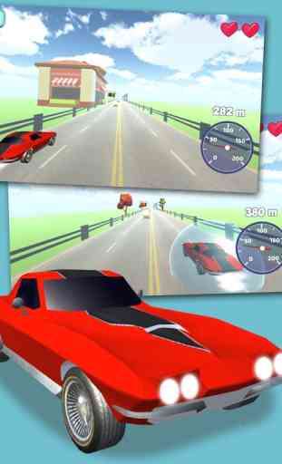 Turbo Auto 3D - Dodge gioco di evitare ostacoli 4