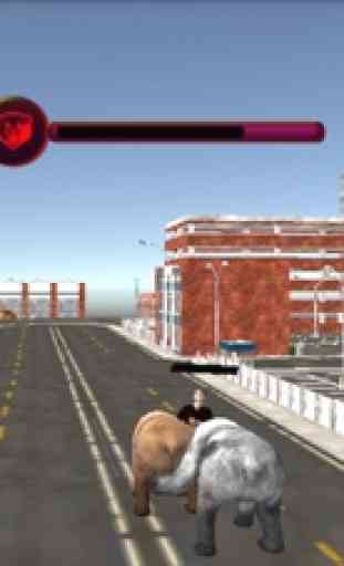 selvatico Grizzly Bear City attacco 3d sim. 2