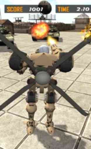US Esercito Elicottero Robot Trasformare: Destroy 3