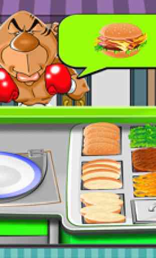 Bambini Burger gioco di cucina negozio appl 3