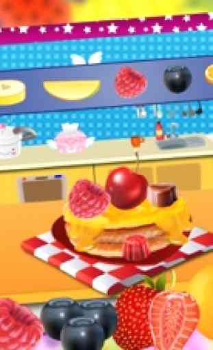 Pancake di cottura per i bambini Colazione 4