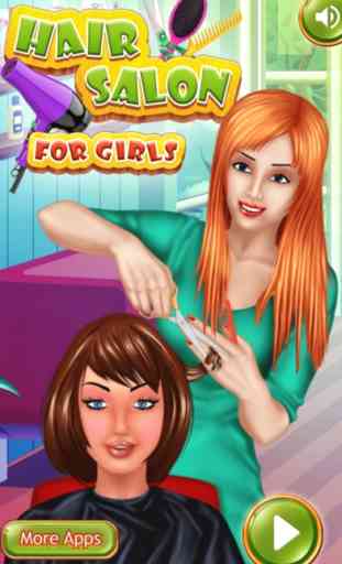 Parrucchiera gioco per ragazza : salone di parrucchiere per ragazze e bambine ! 1