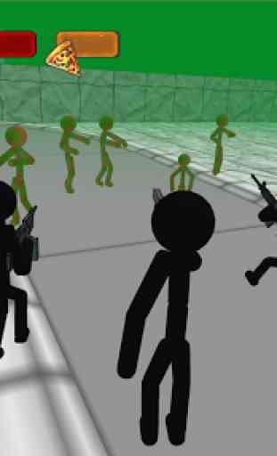 Stickman vs Zombies 3D 3