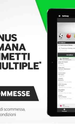 Betway Sports: Scommesse live 4