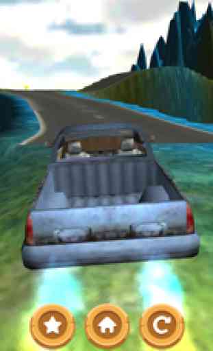 Car Hill Road Speed 3D 1