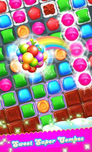 Sweet candy - Nuovo miglior match 3 di puzzle 1