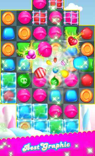 Sweet candy - Nuovo miglior match 3 di puzzle 4