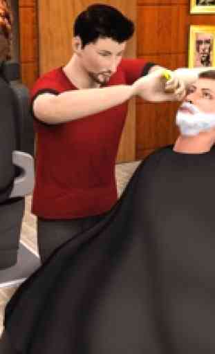 Virtuale negozio di barbiere p 3