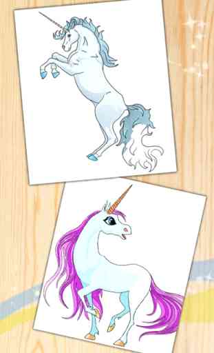 Disegni da colorare unicorno animali fantastici 3