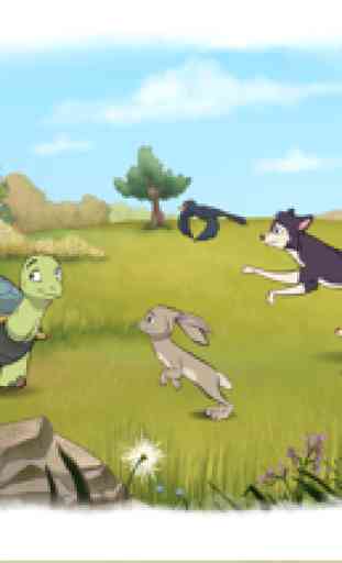 Lepre e Tartaruga: libro di fiabe animate Esopo HD 1
