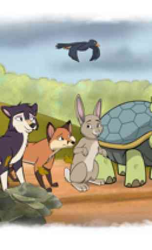 Lepre e Tartaruga: libro di fiabe animate Esopo HD 2