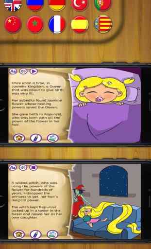 Rapunzel - libro interattivo per i bambini 1