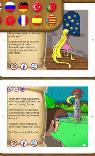 Rapunzel - libro interattivo per i bambini 4