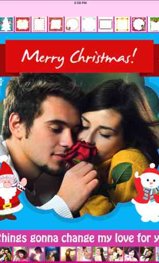 Lovely Natale Foto Collage Arte & Xmas Sticker 4