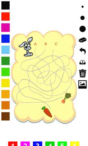 Labyrinth Learning Games - Imparare gioco per i bambini di età 3-5: labirinti, giochi e puzzle per la scuola materna, scuola materna, scuola elementare o la scuola materna con gli animali. Aiuta cane, coniglio, e pirata attraverso il labirinto 2