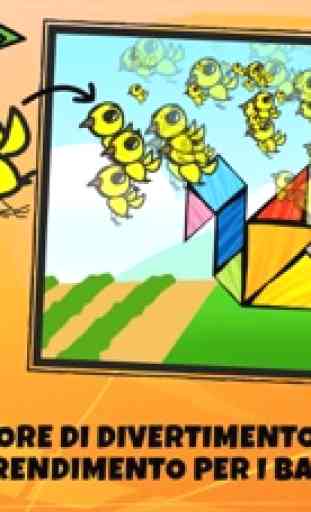 Swipea Puzzle Tangrams per Bambini: Giardino Safari 3
