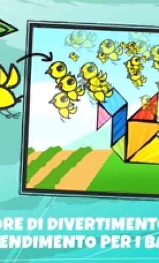 Swipea Puzzle Tangrams per Bambini: Uccelli 3