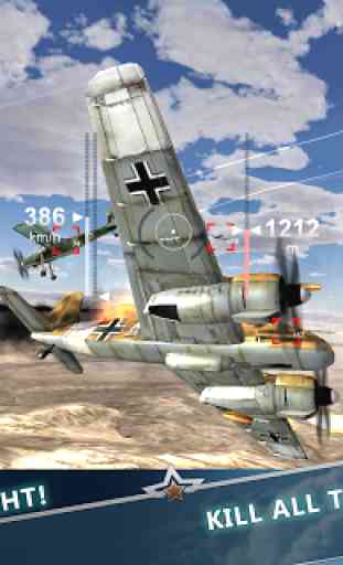 WW2 combattimento aereo 3D 1