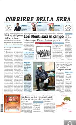 Corriere della Sera - Digital Edition per iPhone 1