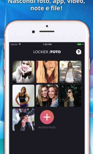 Locker: Nascondi note,foto,app 1