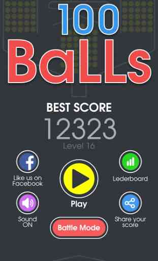 100 Balls - Tap to Drop the Color Ball Game 3