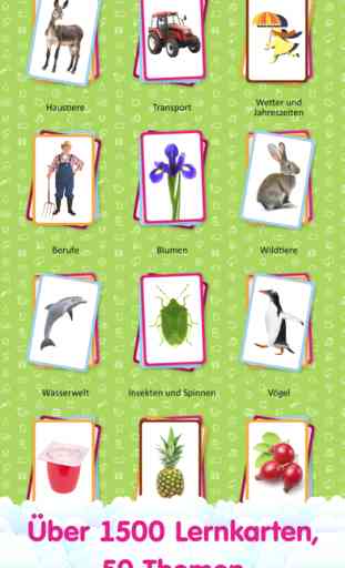 Tedesco per Bambini - Lernkarten für Kinder 1