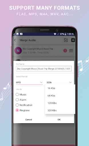 Audio MP3 Cutter - Converter, Merger and Ringtone 3