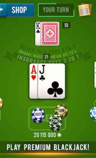 Blackjack 21 Casinò Las Vegas- free card game 2020 1