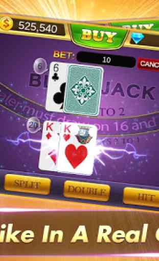 Blackjack 21 Free - Casino Black Jack Trainer Game 1