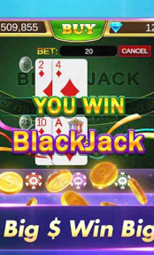 Blackjack 21 Free - Casino Black Jack Trainer Game 4
