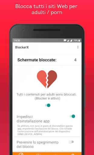 BlockerX - Blocco Android Porn / Blocco app 2