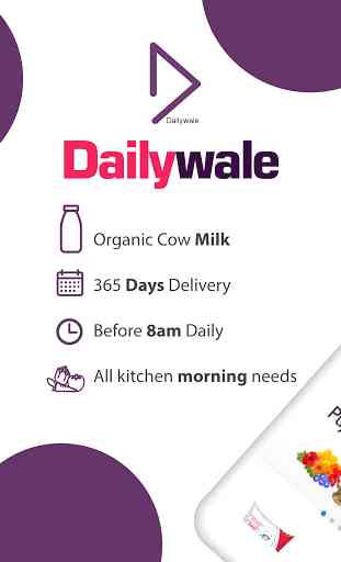 Dailywale - Online Fresh Milk Delivery App 1