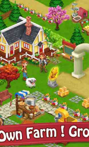 Farm Day villaggio agricolo: giochi offline 1