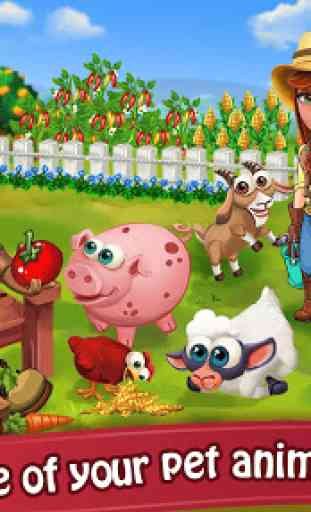 Farm Day villaggio agricolo: giochi offline 2