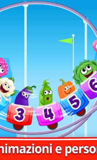 Funny Food 123 Numeri Giochi educativi per bambini 3