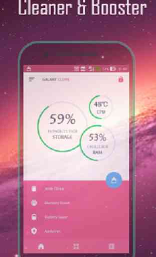 Galaxy Clean - Cleaner, Antivirus and Boost memory 4