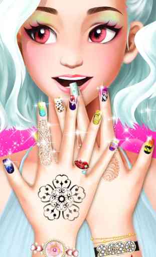 Giochi di unghie - nail art per ragazze 1