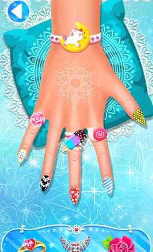 Giochi di unghie - nail art per ragazze 4